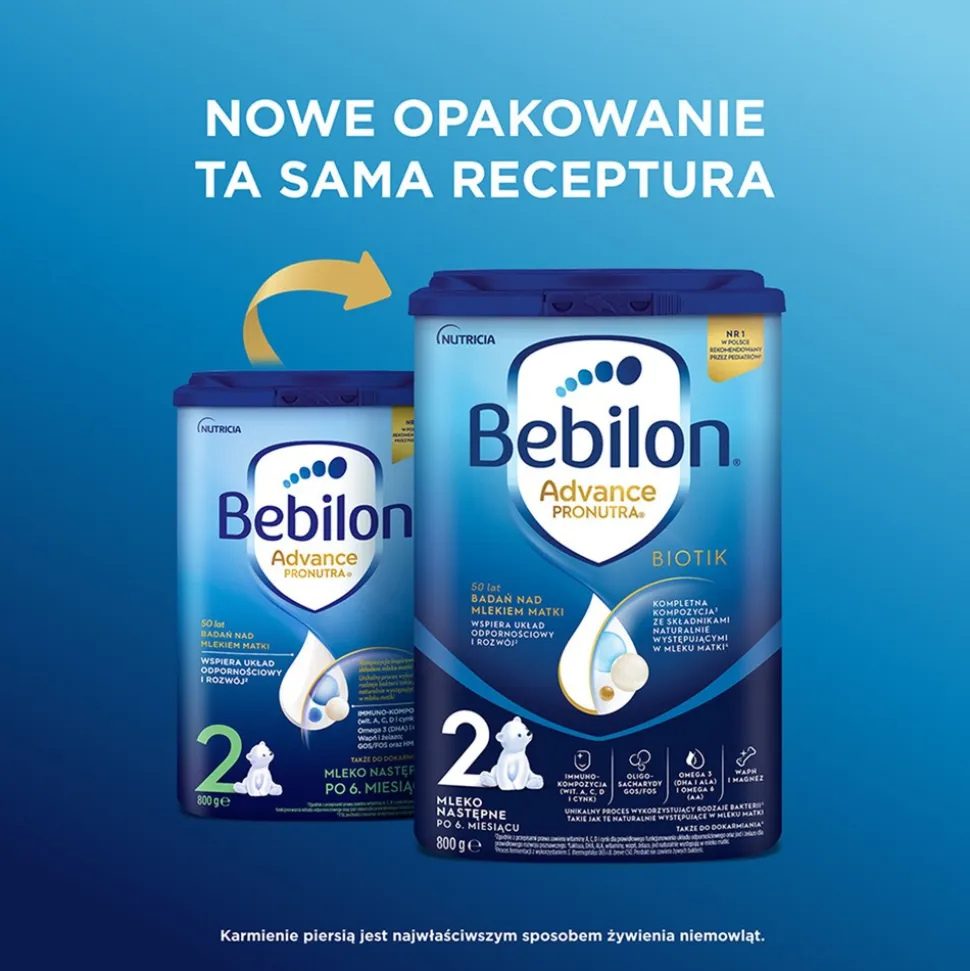 Bebilon 2 Advance Pronutra, mleko następne po 6. miesiącu, proszek, 800 g