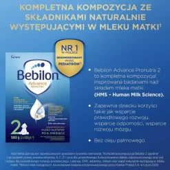 Bebilon 2 Advance Pronutra, mleko następne po 6. miesiącu, proszek, 1000 g (2 x 500 g)