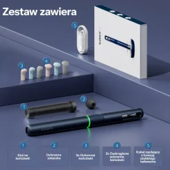 Bebird Note 5, otoskop z kamerą do czyszczenia uszu, niebieski, 1 szt.