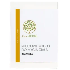 BeeHerbs, miodowe mydło do mycia ciała z lawendą, 100 g