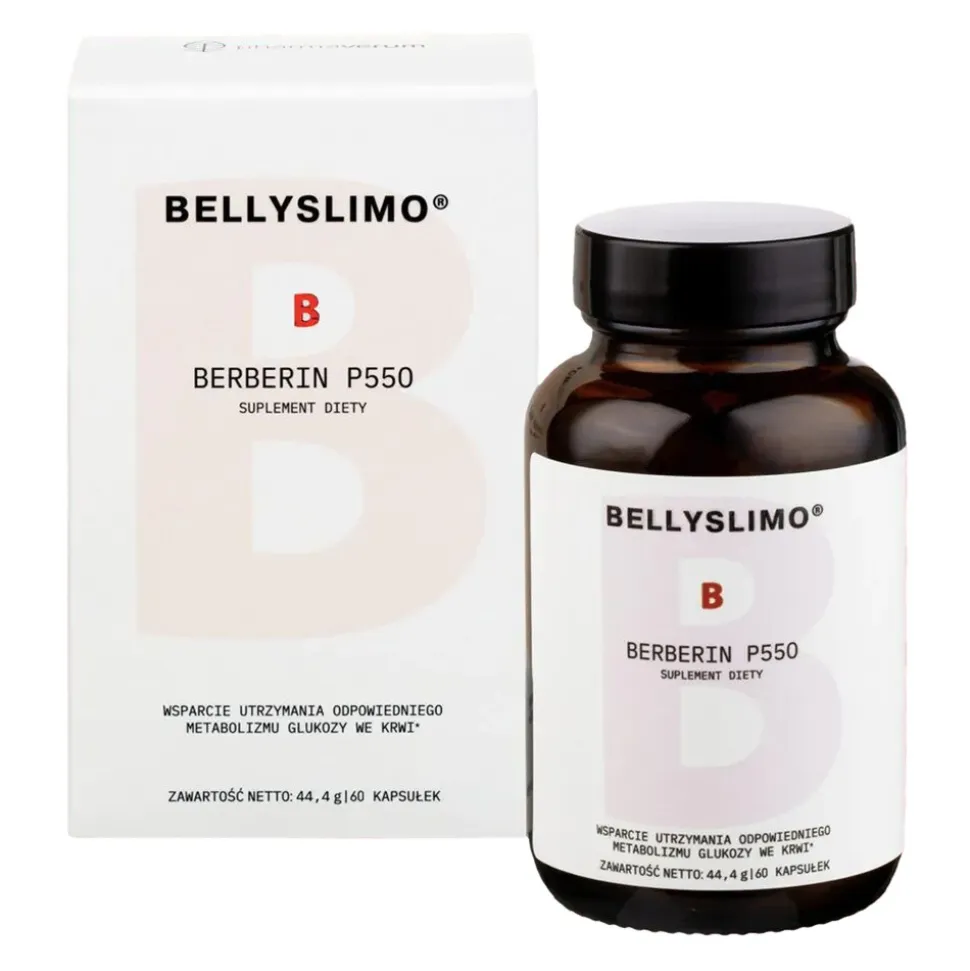 Bellyslimo Berberin P550, kapsułki, 60 szt.