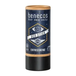 Benecos For Men Only, naturalny odświeżający dezodorant w sztyfcie dla mężczyzn, 40 g
