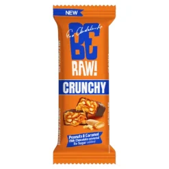 BerRaw! Crunchy Peanuts & Caramel, baton, 40 g