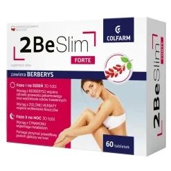 2Be Slim Forte, tabletki na dzień i tabletki na noc, 30 szt. + 30 szt.
