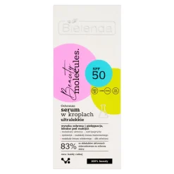 Bielenda Beauty Molecules, ochronne ultralekkie serum w kroplach, SPF50, 30 ml