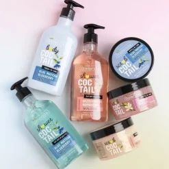 Bielenda Body Coctail, wygładzający balsam do ciała, brzoskwinia + kambucha, 400 ml