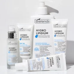 Bielenda Hydro Lipidium, delikatna emulsja do mycia i demakijażu, 300 ml