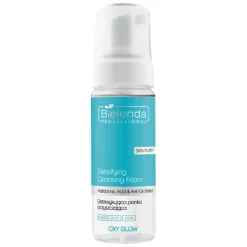 Bielenda Professional Oxy Glow Therapy, detoksykująca pianka oczyszczająca, 160 ml