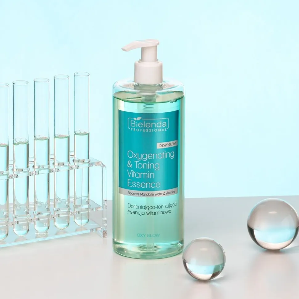 Bielenda Professional Oxy Glow, witaminowa esencja dotleniająco-tonizująca, 500 ml