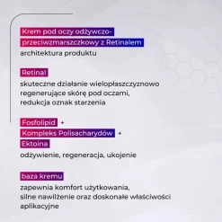 Bielenda Professional SupremeLab Re-Advanced, krem pod oczy odżywczo-przeciwzmarszczkowy z Retinalem 0,03%, 15 ml