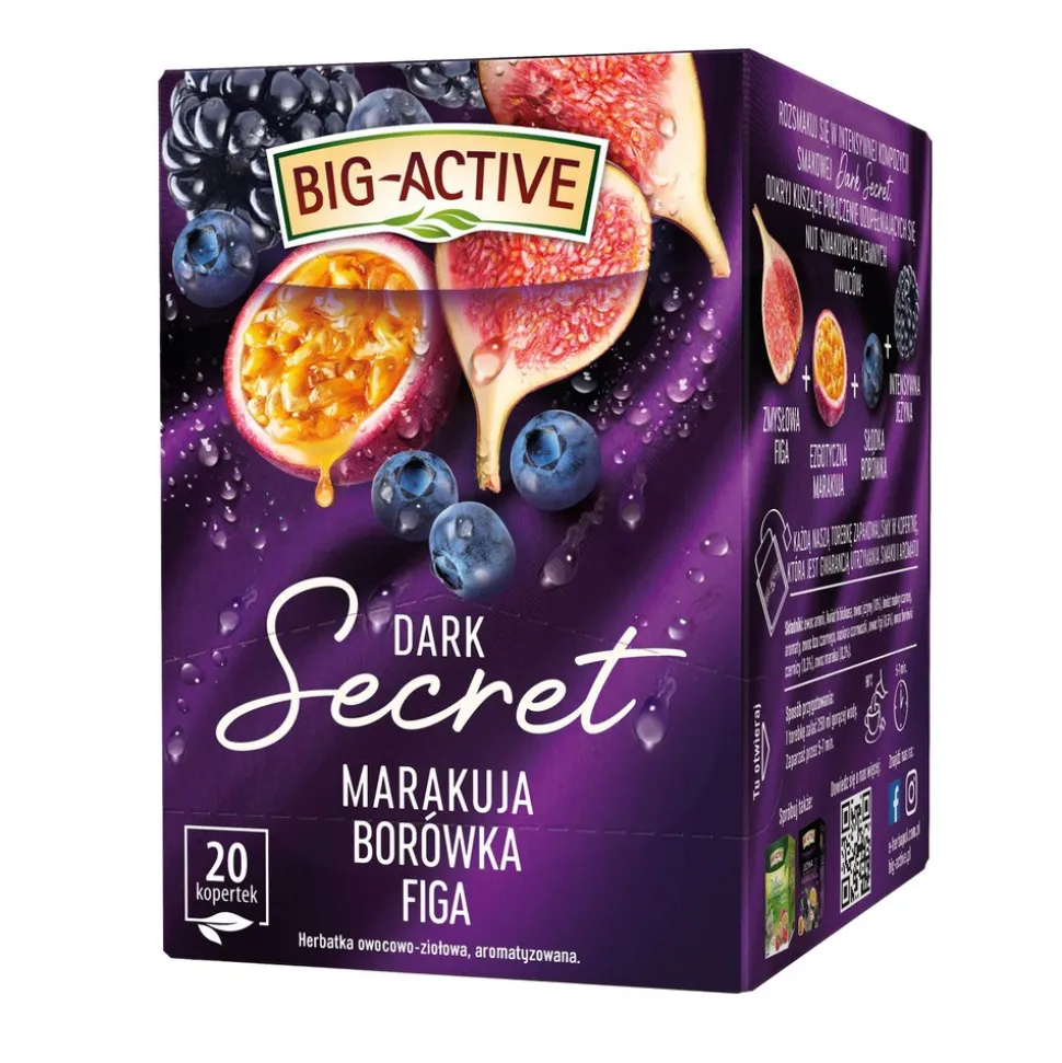 Big-Active Dark Secret, torebki, 20 szt.