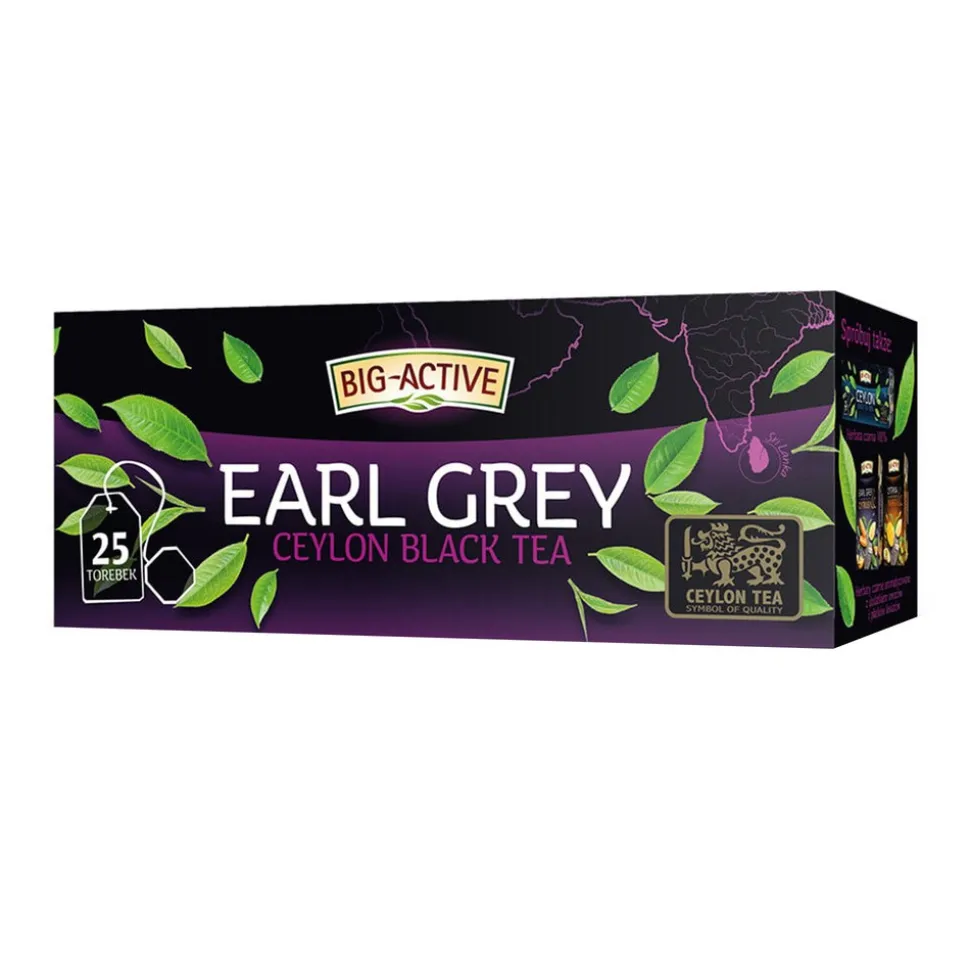 Big-Active Earl Grey, herbata czarna, torebki, 25 szt.