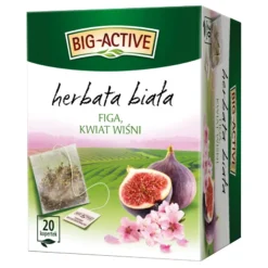 Big-Active, herbata biała, Figa i kwiat wiśni, torebki, 20 szt.