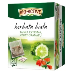Big-Active, herbata biała, Tajska cytryna i kwiat granatu, torebki, 20 szt.