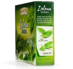 Big-Active, Zielona herbata w torebkach z limonką i mandarynką, 30 g (1,5 g x 20 szt.)