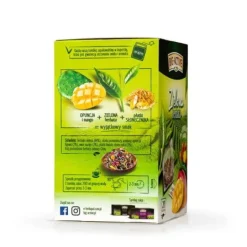 Big-Active, Zielona herbata z opuncją, liściasta, 100 g