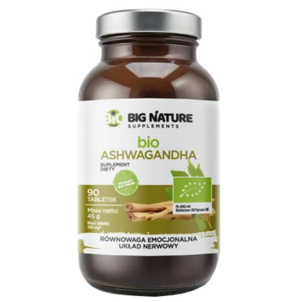 Big Nature Bio Ashwagandha, tabletki, 150 szt.