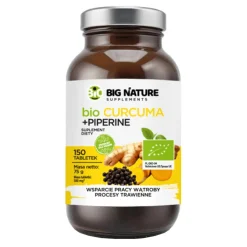 Big Nature Bio Curcuma + Piperine, tabletki, 150 szt.