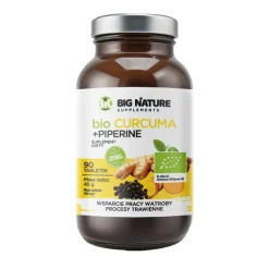 Big Nature Bio Curcuma + Piperine, tabletki, 90 szt.