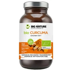 Big Nature Curcuma BIO, tabletki, 150 szt.