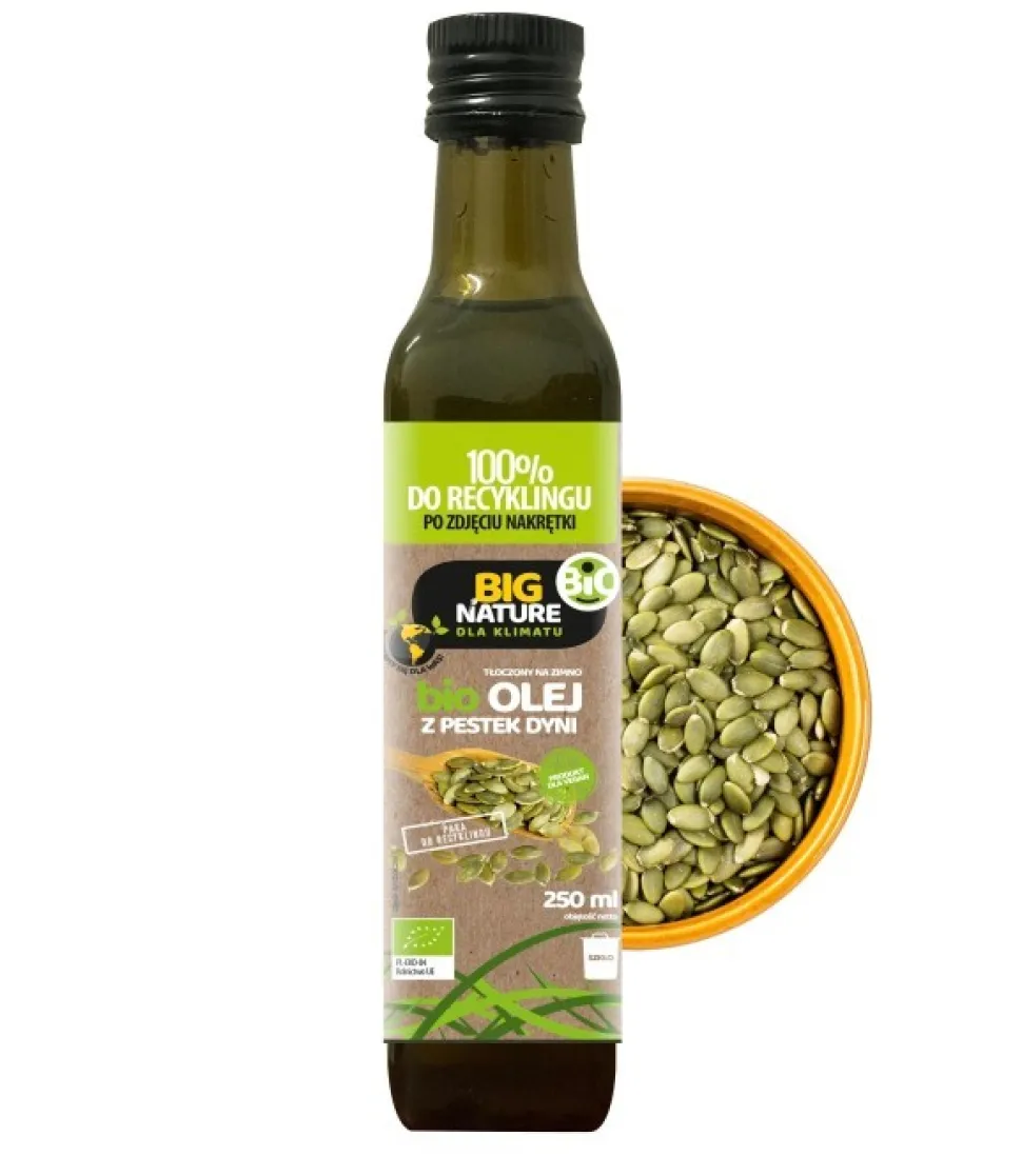 Big Nature Olej z pestek dyni Bio, 250 ml