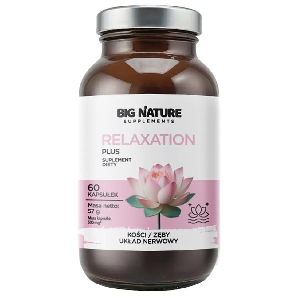 Big Nature Relaxation Plus, kapsułki miękkie, 60 szt.