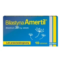 Bilastyna Amertil, 20 mg, tabletki, 10 szt.