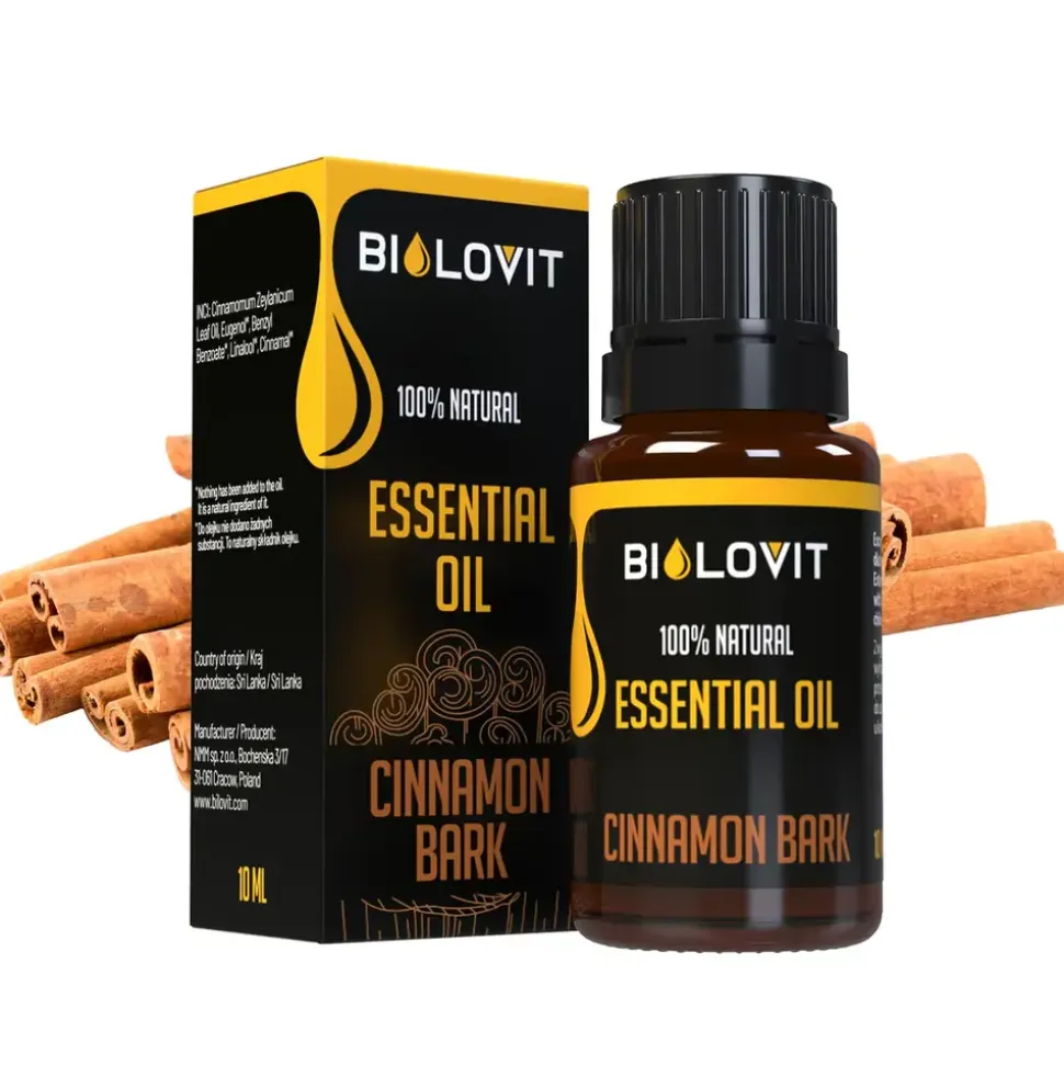 Bilovit, olejek eteryczny cynamon z kory, 10 ml