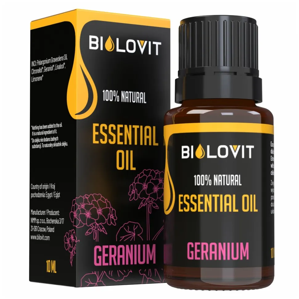 Bilovit, olejek eteryczny geranium, 10 ml