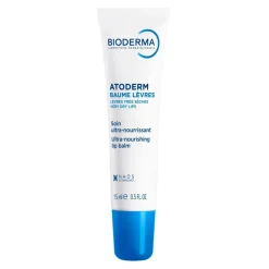 Bioderma Atoderm Levres, odżywczy i regenerujący balsam do spierzchniętych i suchych ust, 15 ml