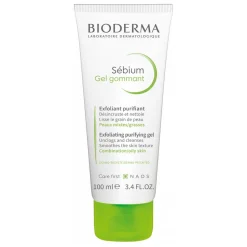 Bioderma Sebium Gel Gommant, myjący żel złuszczający - peeling, 100 ml