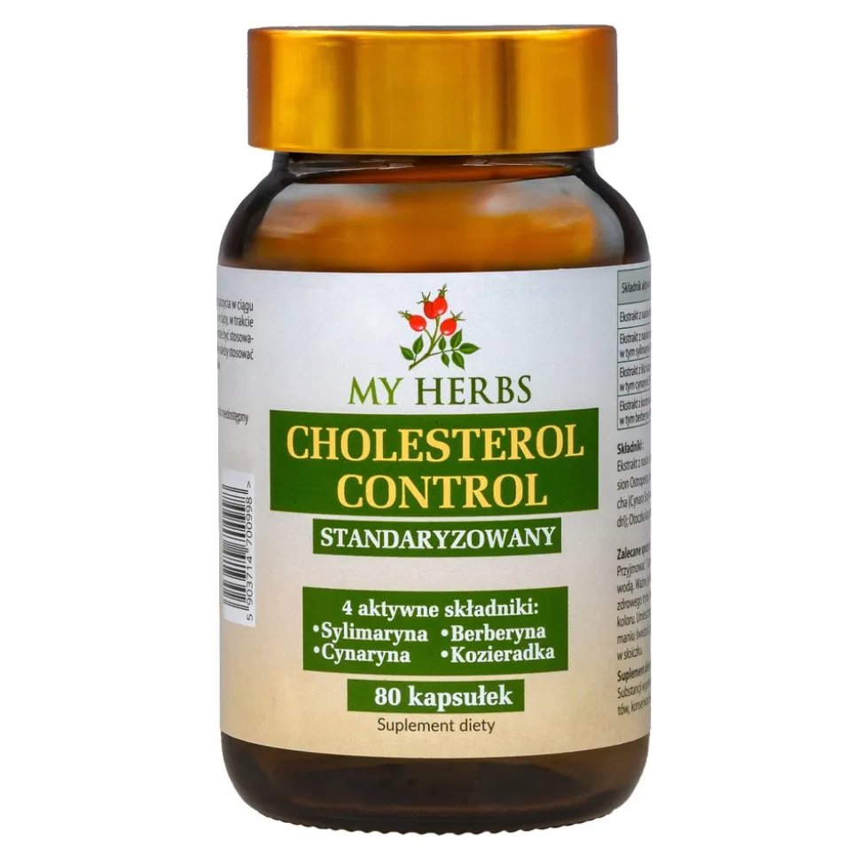 Bio Herb Cholesterol Control, kapsułki, 80 szt.