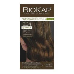 Biokap Nutricolor Delicato Rapid, farba do włosów 5.34 miodowo–kasztanowy, 135 ml