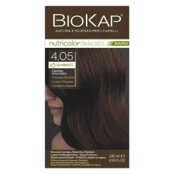 Biokap Nutricolor Delicato Rapid, farba do włosów 4.05 czekoladowy kasztan, 135 ml