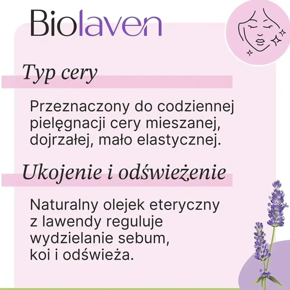 Biolaven, krem do twarzy na dzień, 50 ml