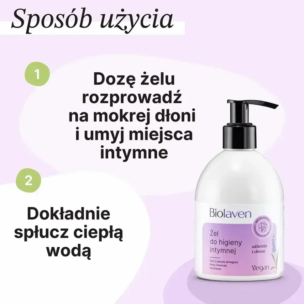 Biolaven Organic, żel do higieny intymnej, 300 ml
