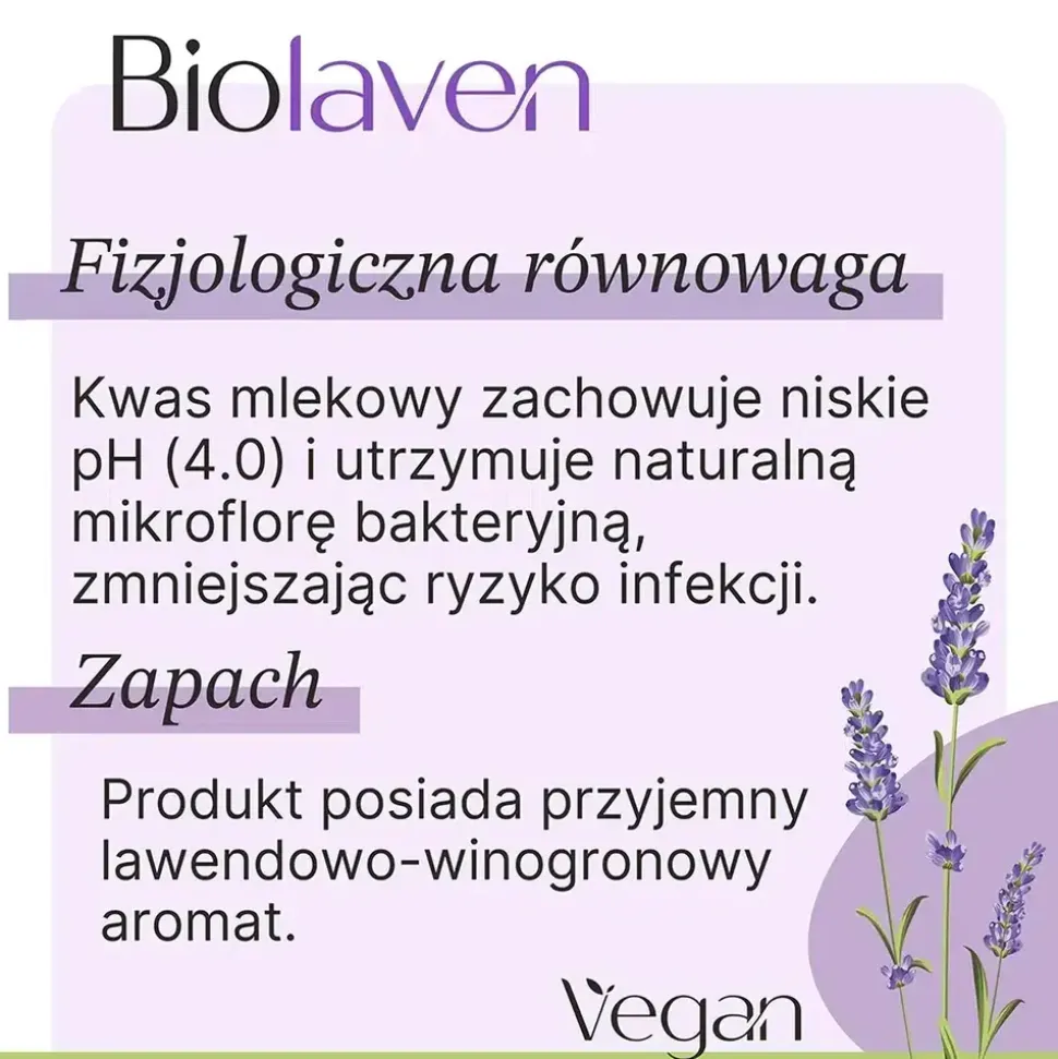 Biolaven Organic, żel do higieny intymnej, 300 ml