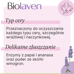 Biolaven, peeling enzymatyczny do twarzy, 45 ml