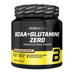 BioTech USA BCAA + Glutamine Zero, proszek, smak Ice Tea, 480 g