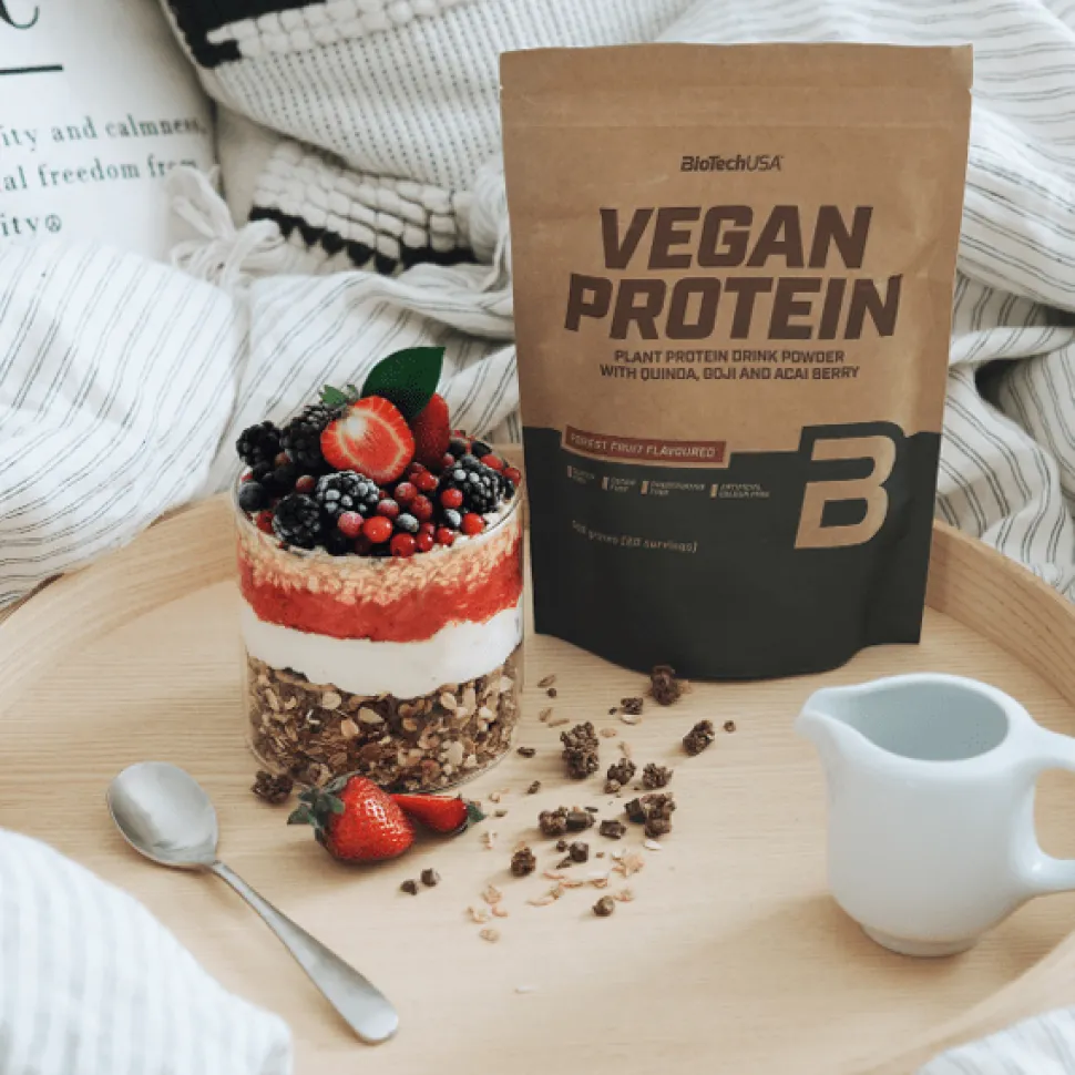 BioTech USA Vegan Protein, proszek, smak vanilla cookie, 2000 g