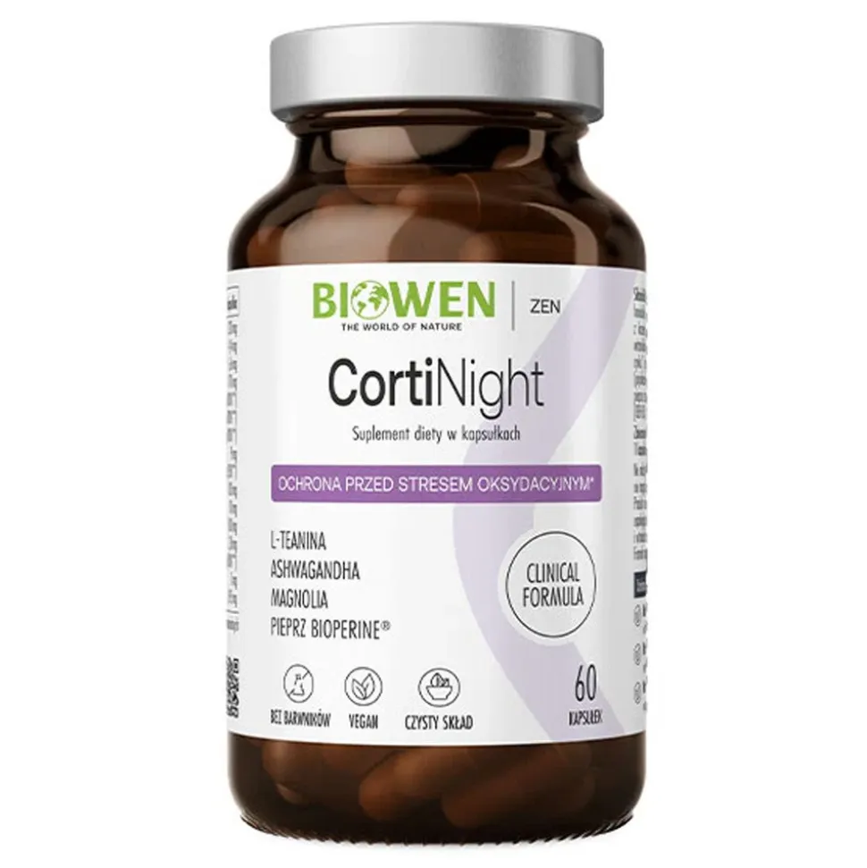 Biowen CortiNight, kapsułki twarde, 60 szt.