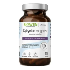 Biowen, Cytrynian magnezu + B6, kapsułki, 100 szt.