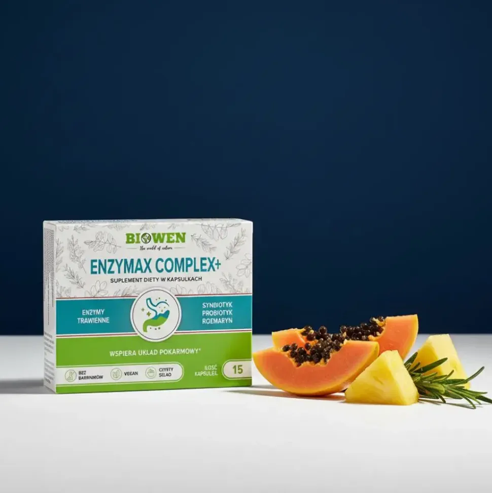 Biowen EnzyMax Complex+, kapsułki, 15 szt.