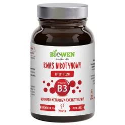 Biowen Kwas nikotynowy Witamina B3, proszek, 120 g