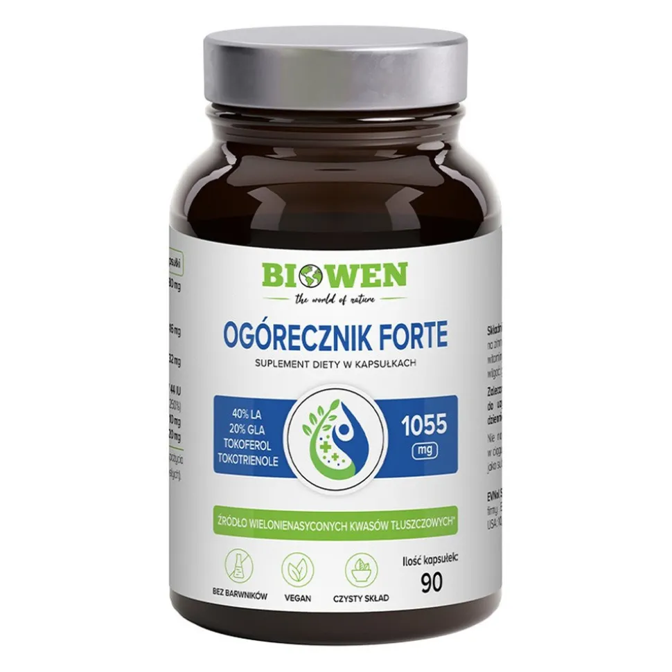 Biowen Ogórecznik Forte, kapsułki, 90 szt.
