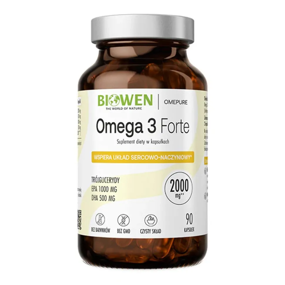 Biowen, Omega 3 Forte, kapsułki, 90 szt.