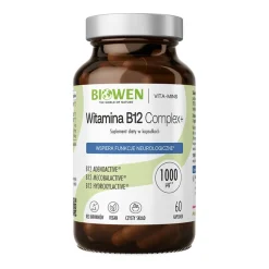 Biowen Witamina B12 Complex+, kapsułki twarde, 60 szt.