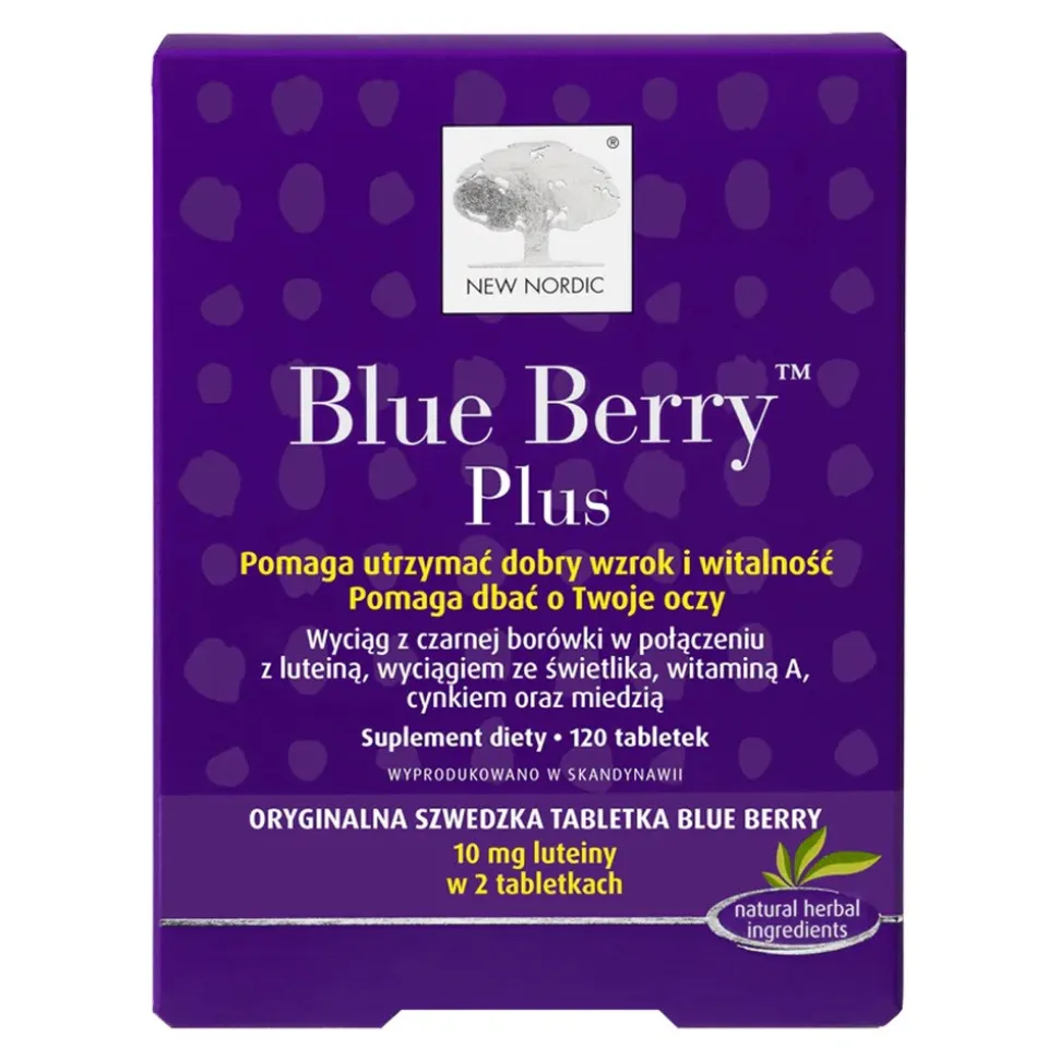 Blue Berry Plus, tabletki, 120 szt.