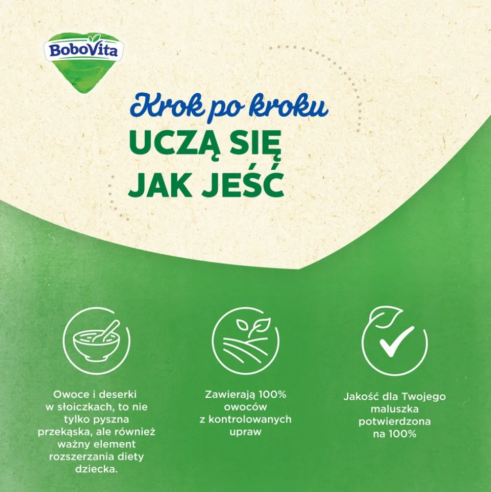 BoboVita, jabłka, banany i pomarańcze, 6 m+, 190 g