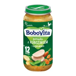 BoboVita, potrawka z kurczakiem i szpinakiem, 12 m+, 250 g